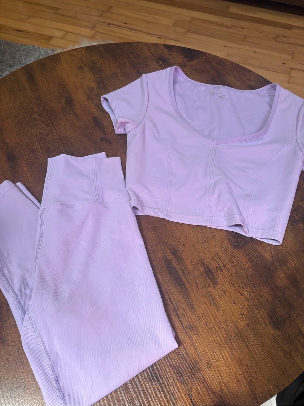Offline by Aerie Lilac Workout Outfit